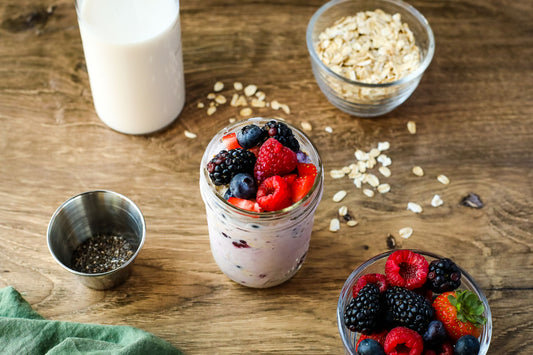 Easy Overnight Oats with Berries Recipe | Healthy & Delicious Breakfast Idea