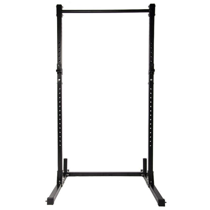 Adjustable Squat Rack, Exercise & Home Gym Barbell Rack For Fitness Weight Lifting & Muscle Building Workouts (660lbs Capacity) Midnight Fitness & Sports