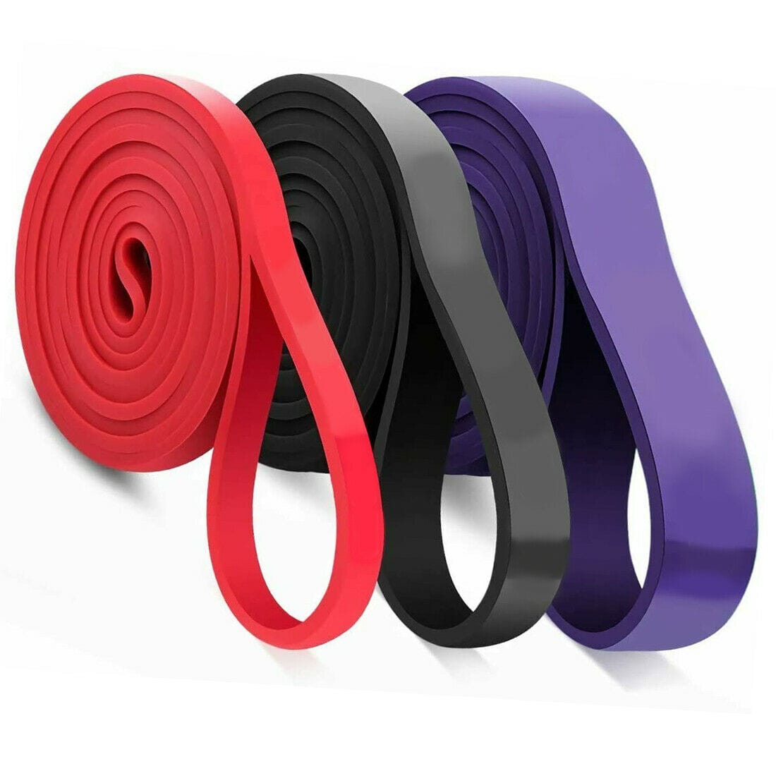 Strong Resistance Bands - Multi Pack (3-pack) Midnight Fitness & Sports