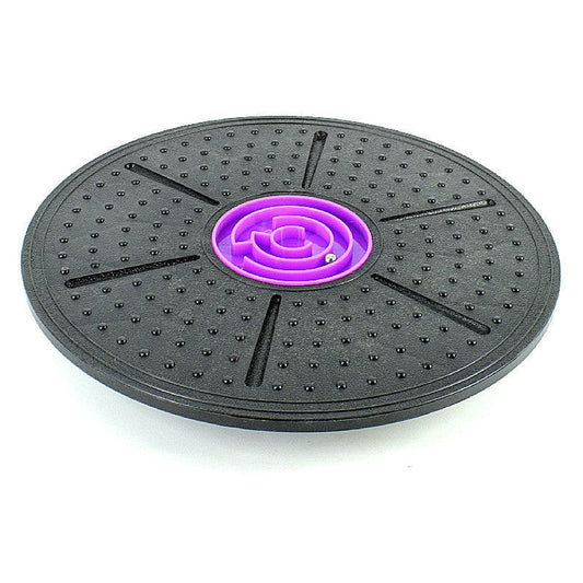 Yoga Balance Board, Wobble Board For Balance, Physical Therapy & Core Training- Exercise, Balance Stability Training (15 Inch) Midnight Fitness & Sports