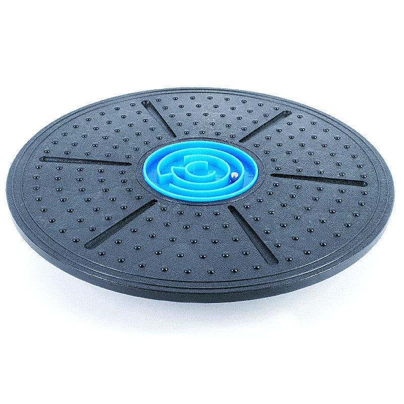 Yoga Balance Board, Wobble Board For Balance, Physical Therapy & Core Training- Exercise, Balance Stability Training (15 Inch) Midnight Fitness & Sports