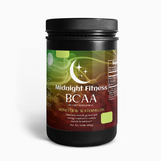 BCAA Post Workout Powder (Honeydew/Watermelon) Midnight Fitness & Sports