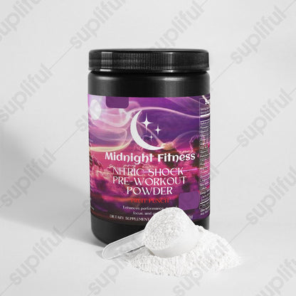 Nitric Shock Pre-Workout Powder (Fruit Punch) Midnight Fitness & Sports