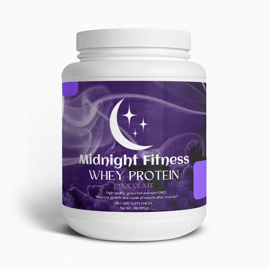 2Lb. - Whey Protein (Chocolate Flavour) Midnight Fitness & Sports