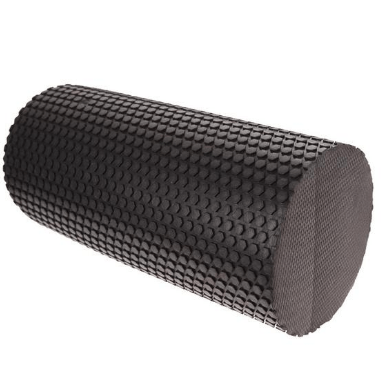 Foam Roller, Foam Roller For Exercise, Physical Therapy & Muscle Massage- Firm Density Foam (Black, 18 Inch) Midnight Fitness & Sports