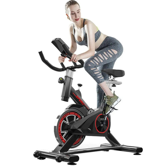 Indoor Cycling Bike Stationary Professional Exercise Sport Bike For Cardio Gym Midnight Fitness & Sports