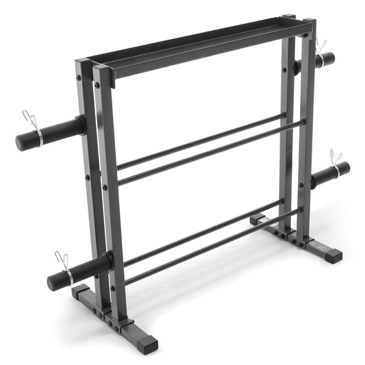 Weight Storage Rack For Plates & Dumbbells Midnight Fitness & Sports