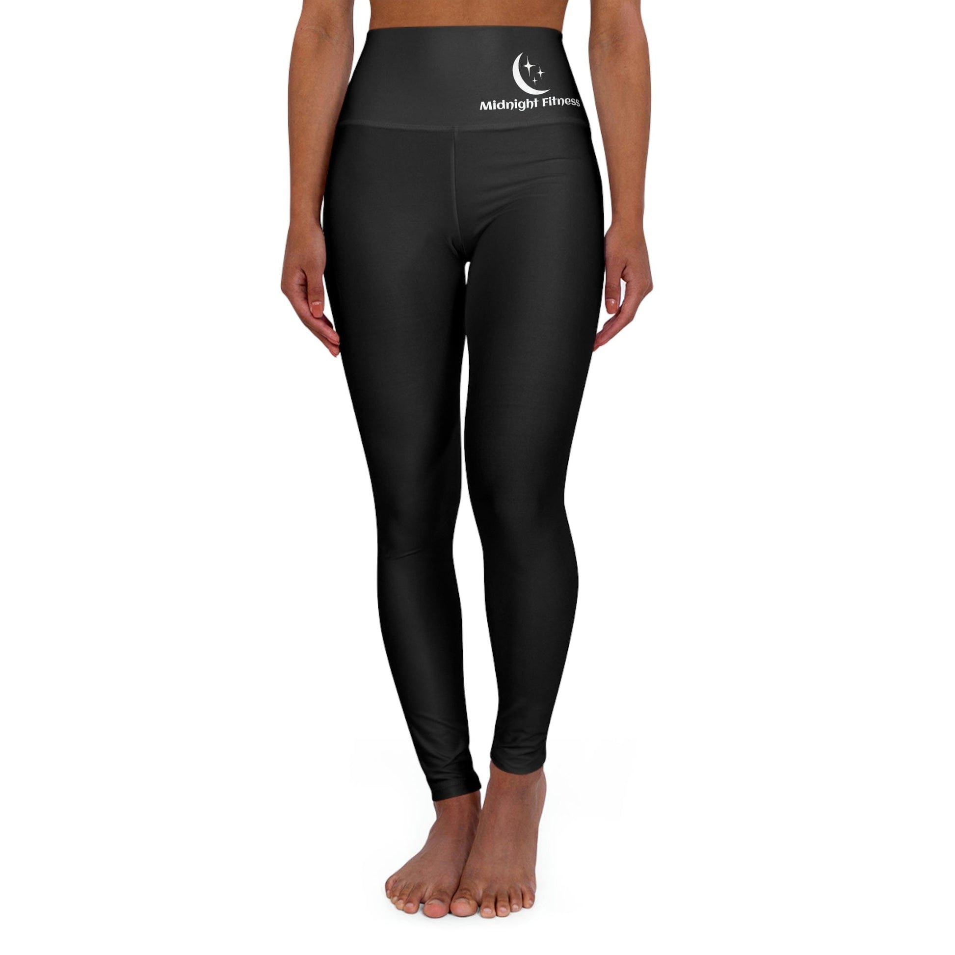 High Waisted Yoga Leggings Midnight Fitness Midnight Fitness & Sports