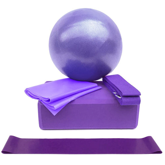 Yoga Accessories Set Yoga Ball Bundle Midnight Fitness & Sports