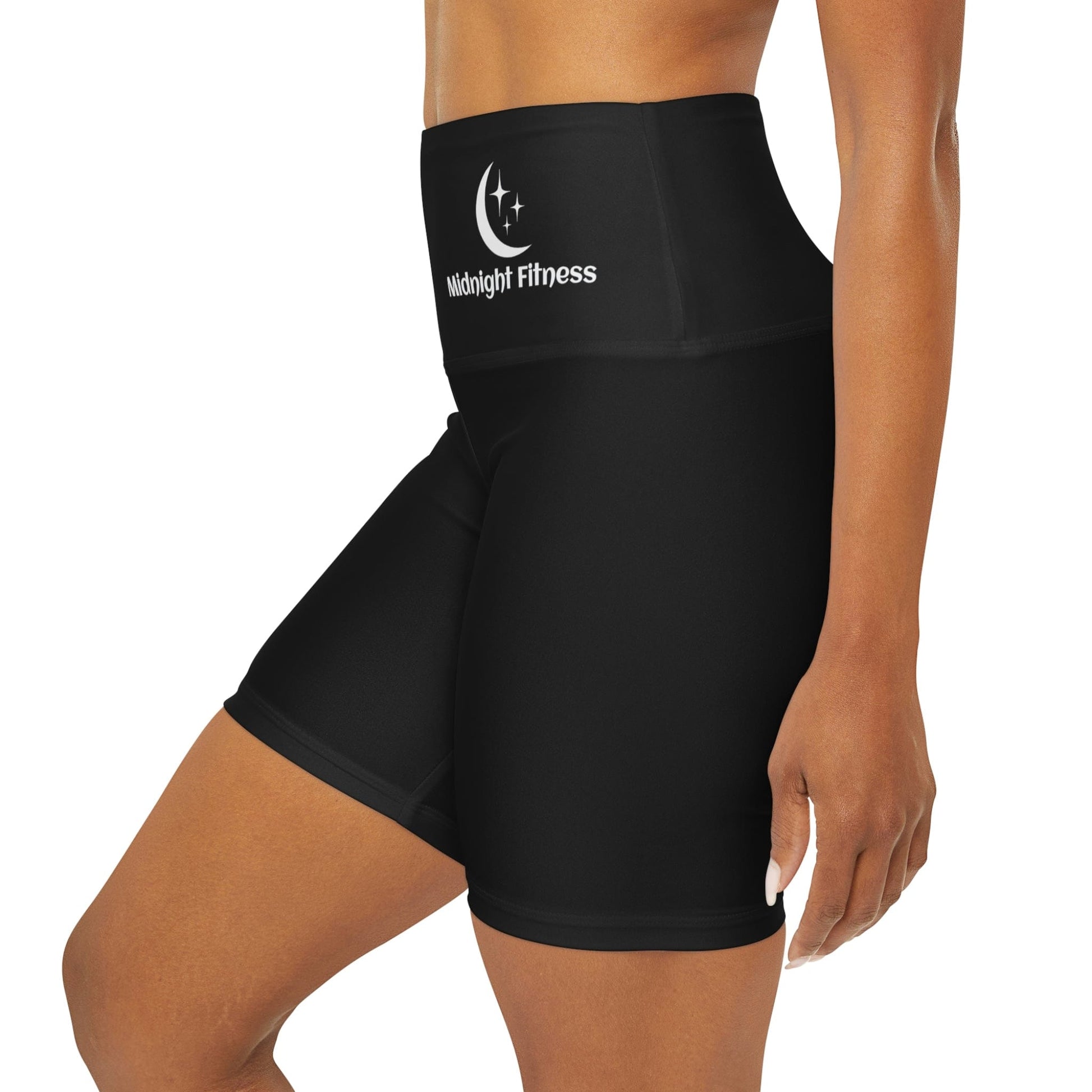 High Waisted Yoga Shorts Midnight Fitness Midnight Fitness & Sports